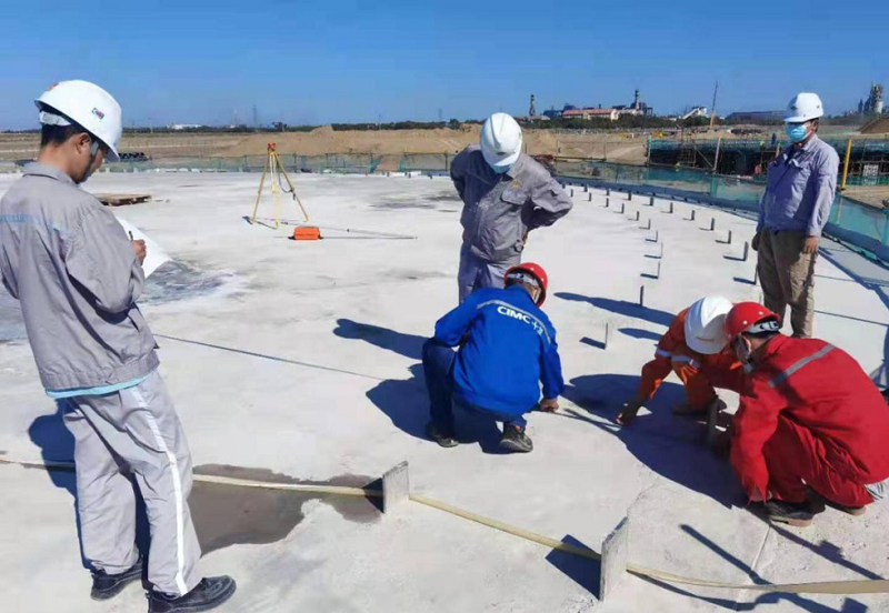 西部分公司哈密巨融液化天然氣儲罐基礎(chǔ)項(xiàng)目完工